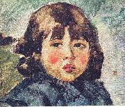 Portrait of the young Andres Luna, the son of Juan Luna, created